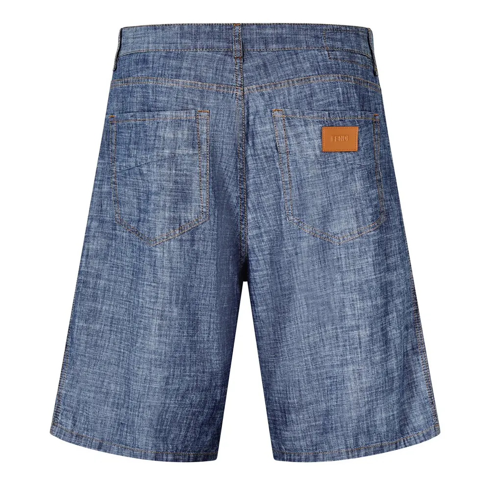Fendi Men's Woven Tracksuit Shorts detail 2