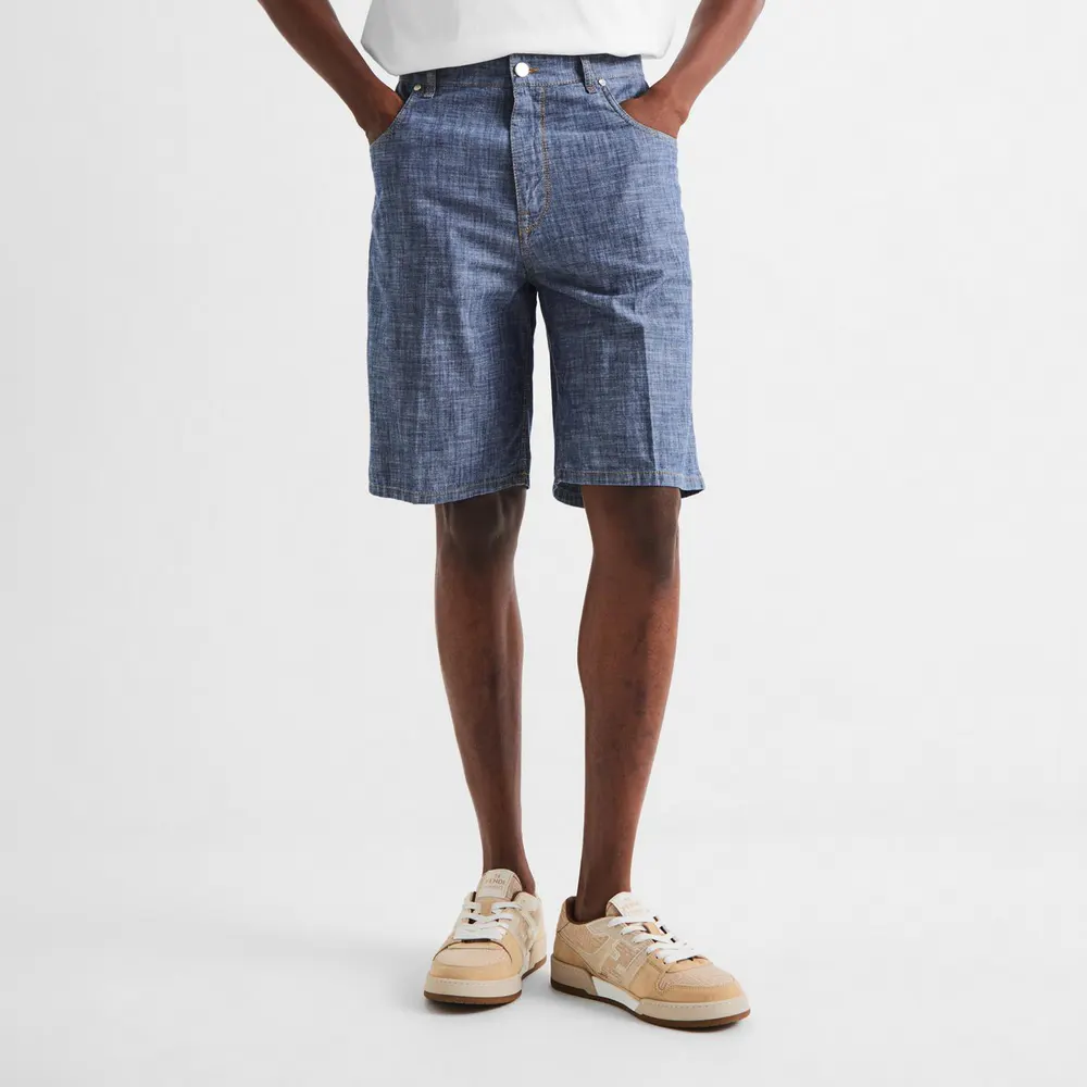 Fendi Men's Woven Tracksuit Shorts detail 3