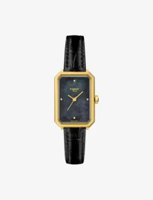 TISSOT T160.110.36.126.00 SRV Gold-Plated Stainless Steel Quartz Watch in BLACK – Jewellery & Watches | Mens luxury watches