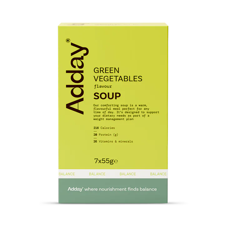 Adday Soup Green Vegetables 7 x 57 g – Food & Drink > Food Cupboard > Soup & Ready Meals