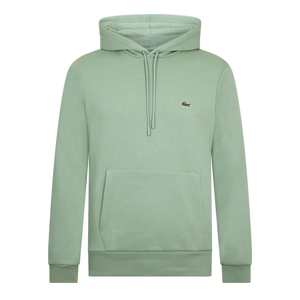 Lacoste Men's Pull Over Hoodie in Green S86 – Clothing