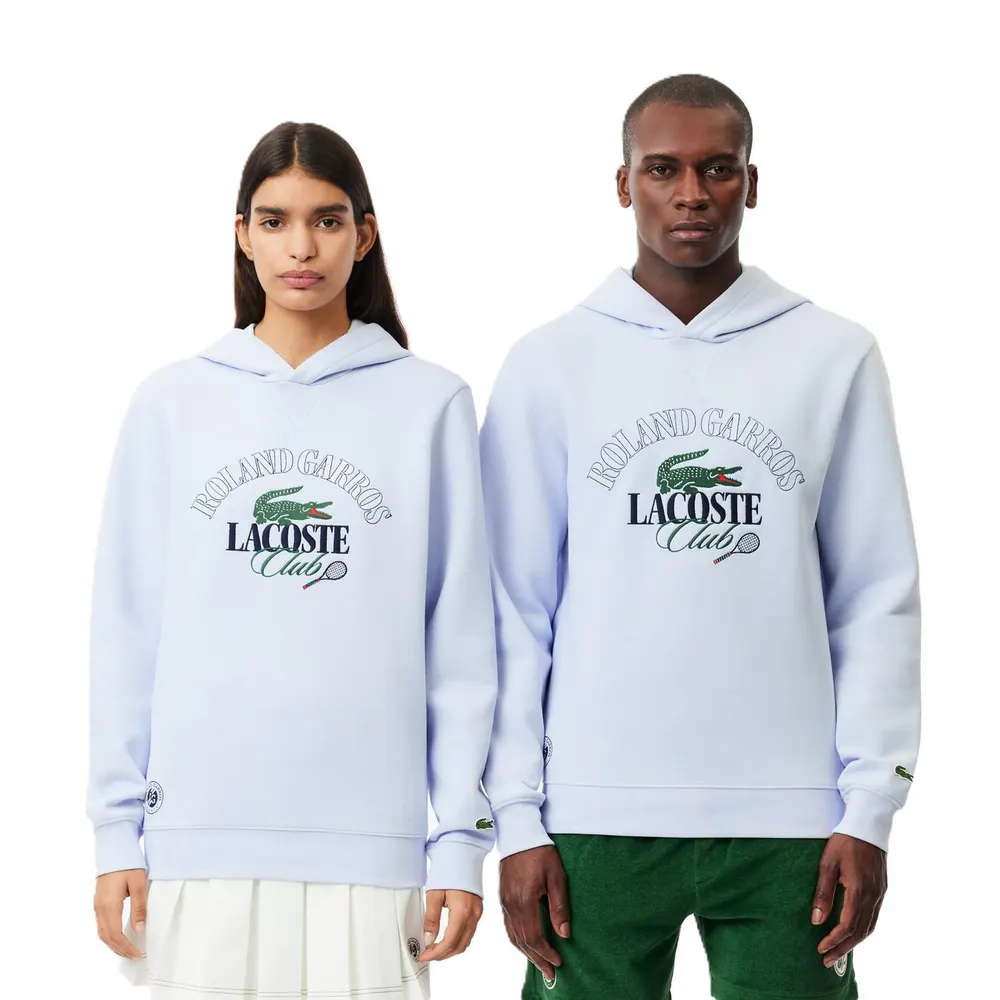 Lacoste Men's Pull Over Hoodie in Phoenix Blue – Clothing