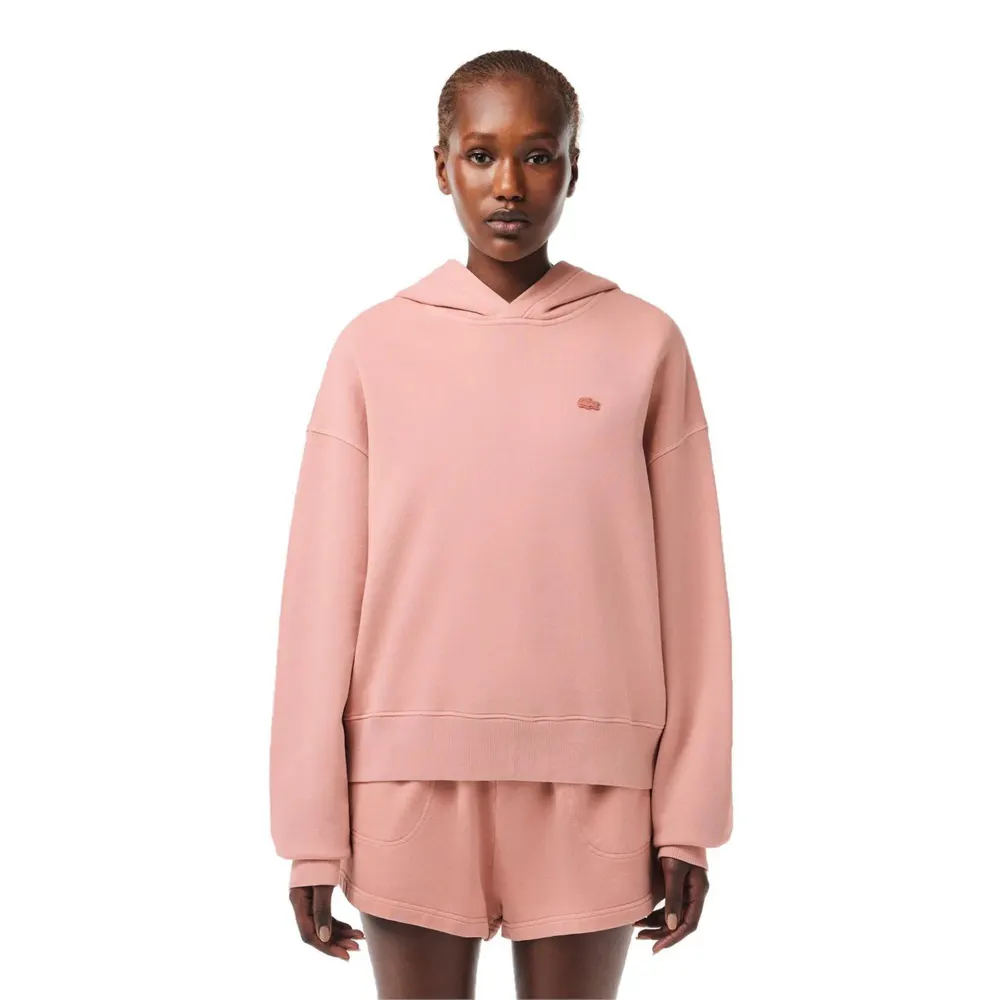 Lacoste Men's Pull Over Hoodie in Eco Pink – Clothing