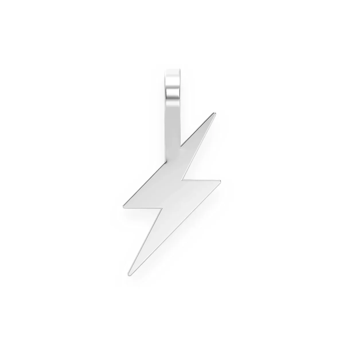 For Him Lightning Bolt Diamond Pendant in Plain / Rose Gold – Pendant
