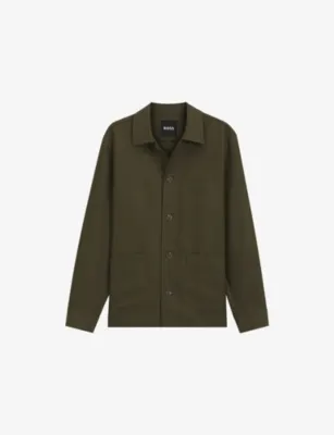 BOSS Relaxed-Fit Chest-Pocket Linen Shirt