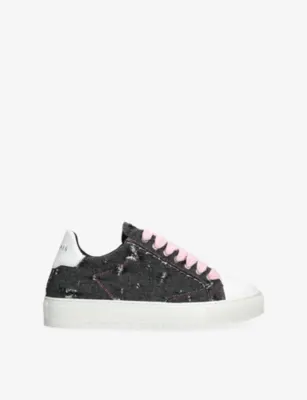 NUMERIS Atelier Canvas Trainers - EUR 46 / 12 UK MEN in PINK COMB – Mens | Trainers | Lace up trainers