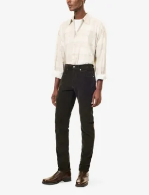 7 FOR ALL MANKIND Slimmy Corduroy Cotton-Blend Trousers detail 2