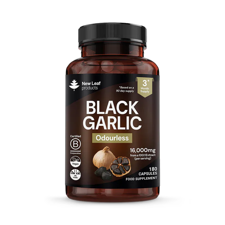 New Leaf Products Black Garlic Capsules 180s