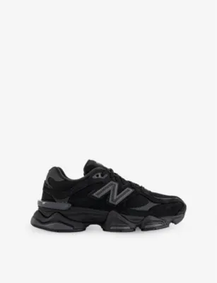 NEW BALANCE 9060 Panelled Low-Top Suede Trainers - 9.5