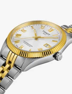 TISSOT Ballade Stainless-Steel Automatic Watch 39mm in GOLD, additional product view 3