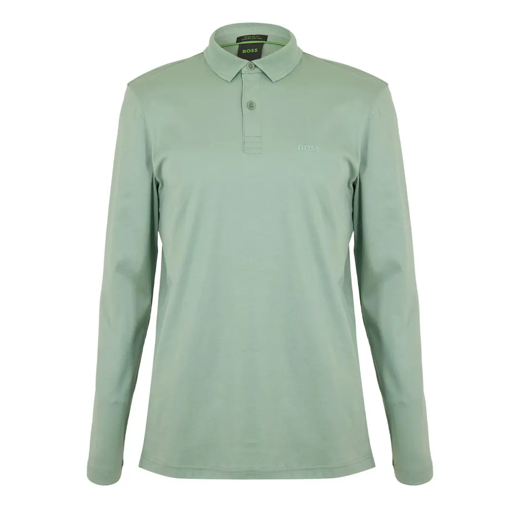 Boss Men's Pirol Long-Sleeve Polo Shirt, Timeless Design
