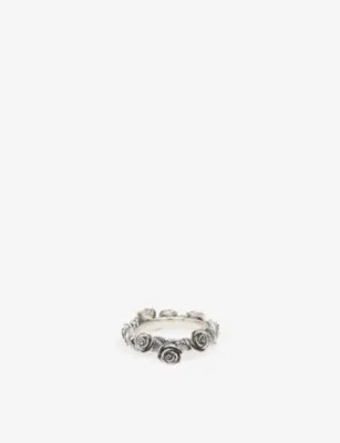 EMANUELE BICOCCHI Rose Slim Sterling-Silver Ring - S/T