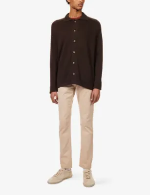 EMPORIO ARMANI Regular-Fit Slim-Leg Denim Jeans detail 2