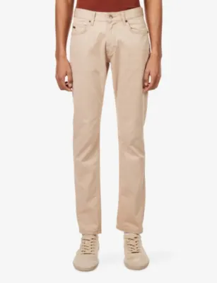 EMPORIO ARMANI Regular-Fit Slim-Leg Denim Jeans detail 3