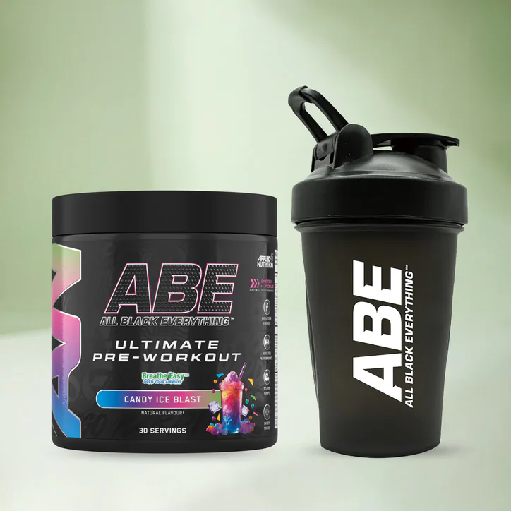 Applied Nutrition ABE Pre Workout Candy Ice Blast & Shaker Bundle