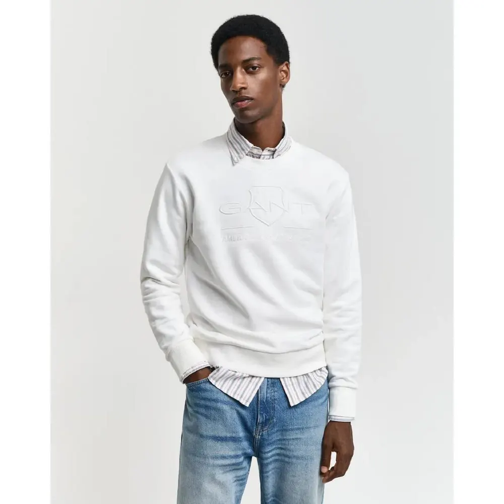 Gant Tonal Shield Crewneck Sweatshirt detail 2