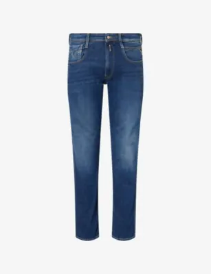 REPLAY Anbass Slim-Fit Stretch-Denim Jeans - 38/32