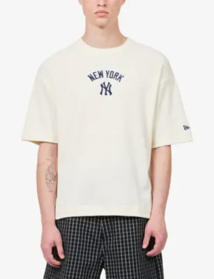 NEW ERA New York Yankees MLB Waffle Cotton T-Shirt detail 3