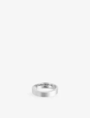 NINETWOFIVE Tamir Sterling-Silver Ring - S in SILVER – Mens | Jewellery | Rings