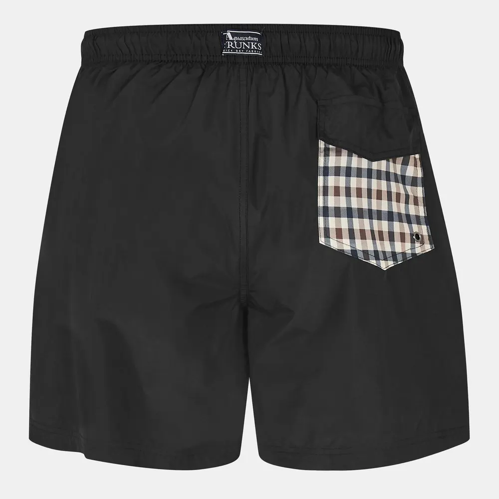Aquascutum Men's Quick Dry Pocket Swim Shorts detail 2