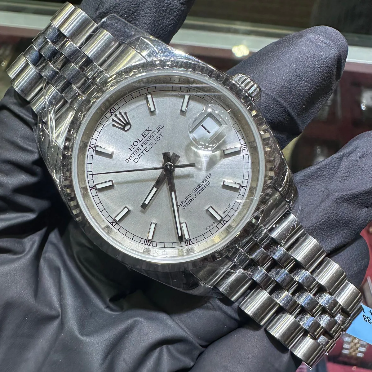 ANKUR - For Him WATCHES Rolex Datejust 36mm | Oystersteel | Silver Stick Dial – Watch