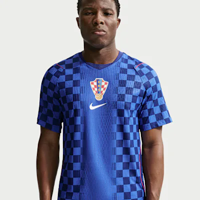 Nike Croatia 2026 Match Away Men's Nike Aero-FIT Football Authentic Shirt - Deep Royal Blue/Hyper Royal/White