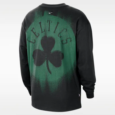 Nike Boston Celtics Standard Issue Nike Men's Dri-FIT Long-Sleeve Basketball Top - Black
