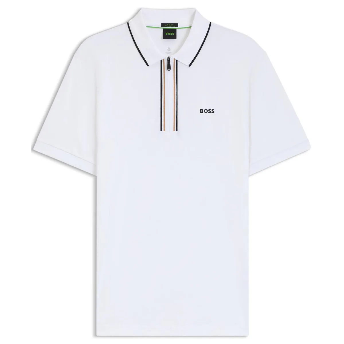 Boss Mens BOSS GREEN Short Sleeve Polo with Logo Detail (Quick-dry)