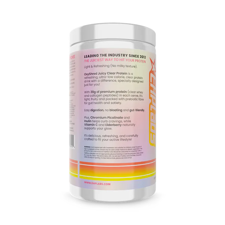 Oxyshred Juicy Clear Protein Peach 280 g, additional product view 3