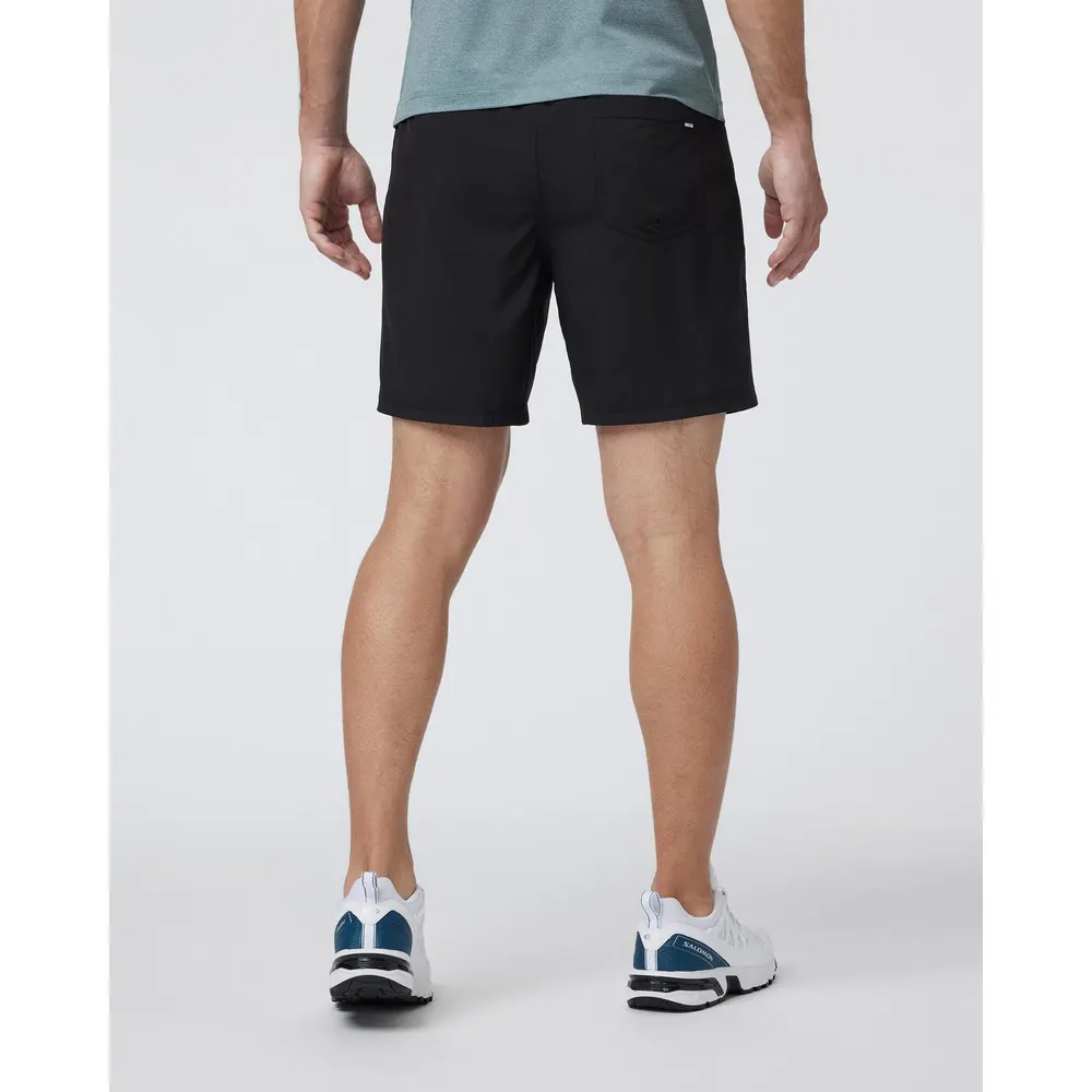 Vuori Mens Kore Short in Black, additional product view 3