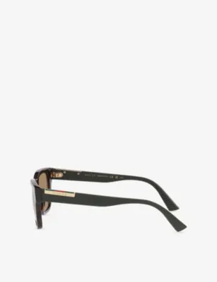 GUCCI GC002761 Square-Frame Acetate Sunglasses detail 2