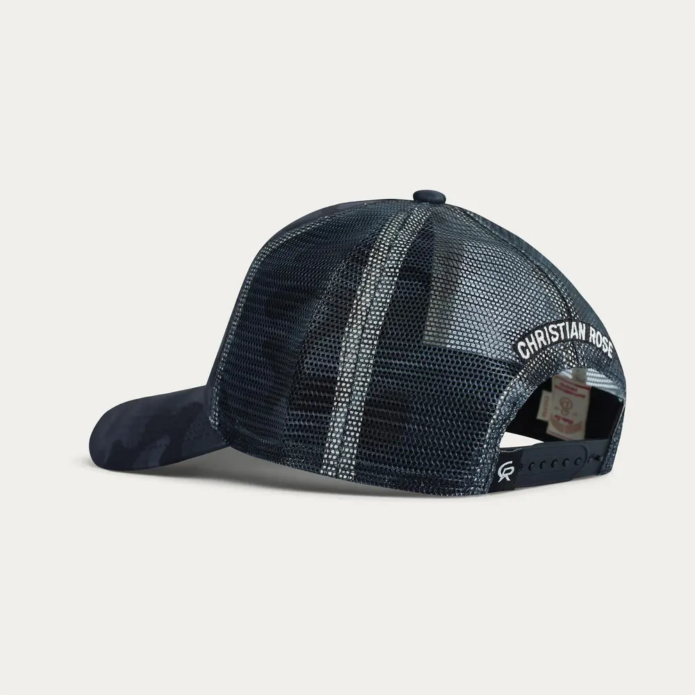 Christian Rose Comouflage Pack Trucker detail 3