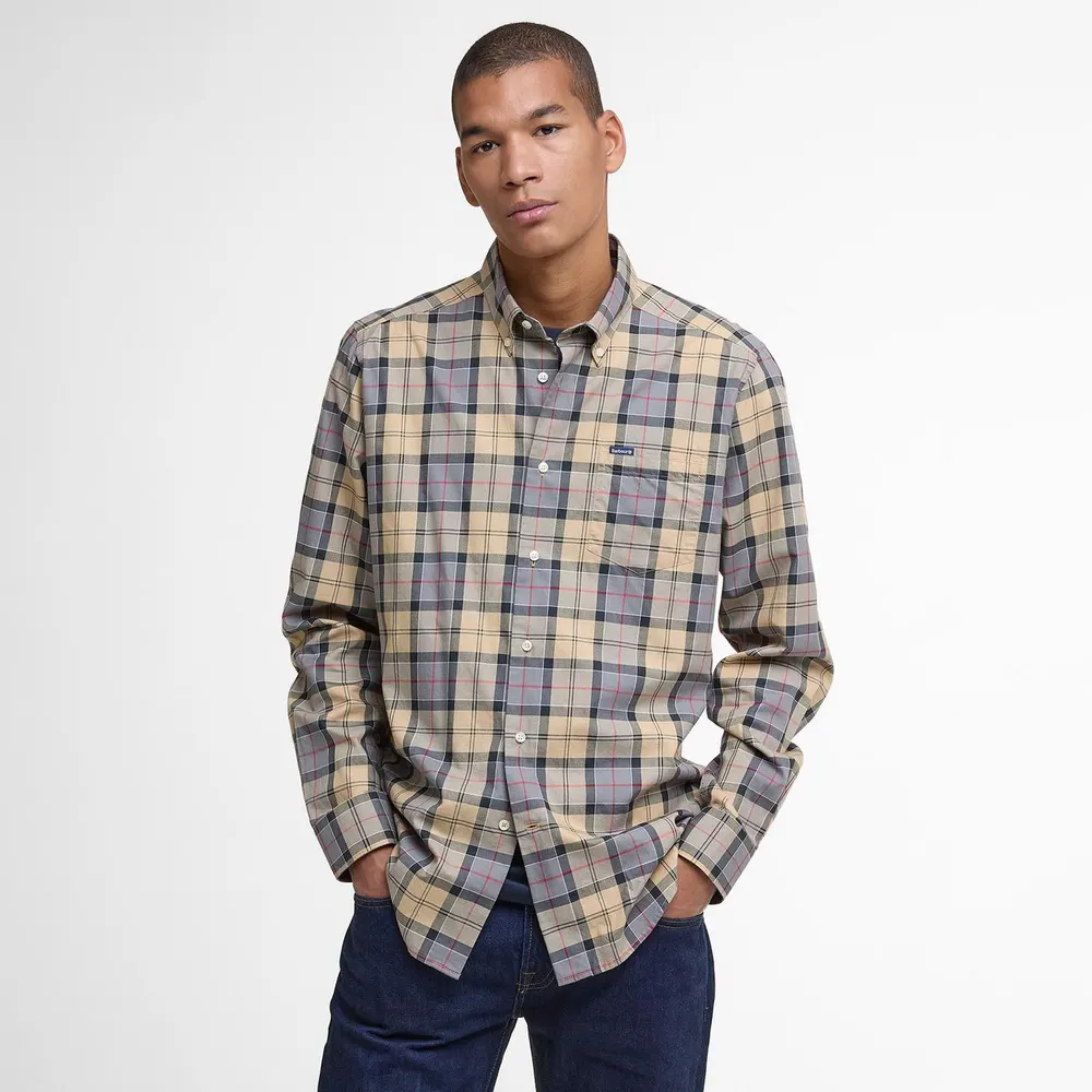 Barbour Wetheram Long Sleeve Tartan Shirt detail 2