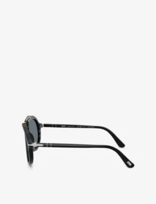 PERSOL PO0202S Senna Pilot-Frame Polarised Acetate Sunglasses detail 2