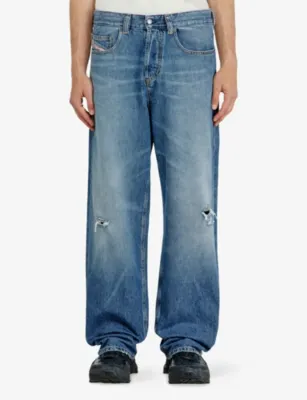DIESEL 2001 D-Macro Relaxed-Fit Denim Jeans detail 3