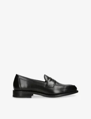 LOAKE Imperial Leather Loafers - EUR 41.5 / 7.5 UK MEN in BLACK – Mens | Loafers