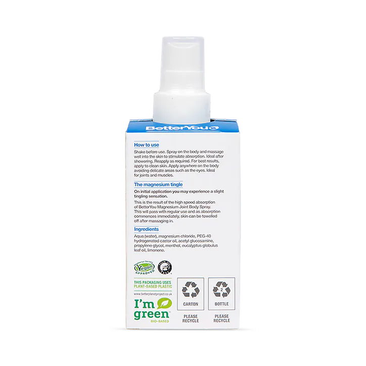 BetterYou Magnesium Oil Joint Spray 100ml detail 2