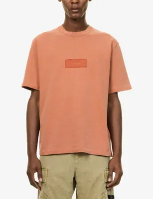 STONE ISLAND Garment Mineral Dyed Short-Sleeve Cotton-Jersey T-Shirt detail 3