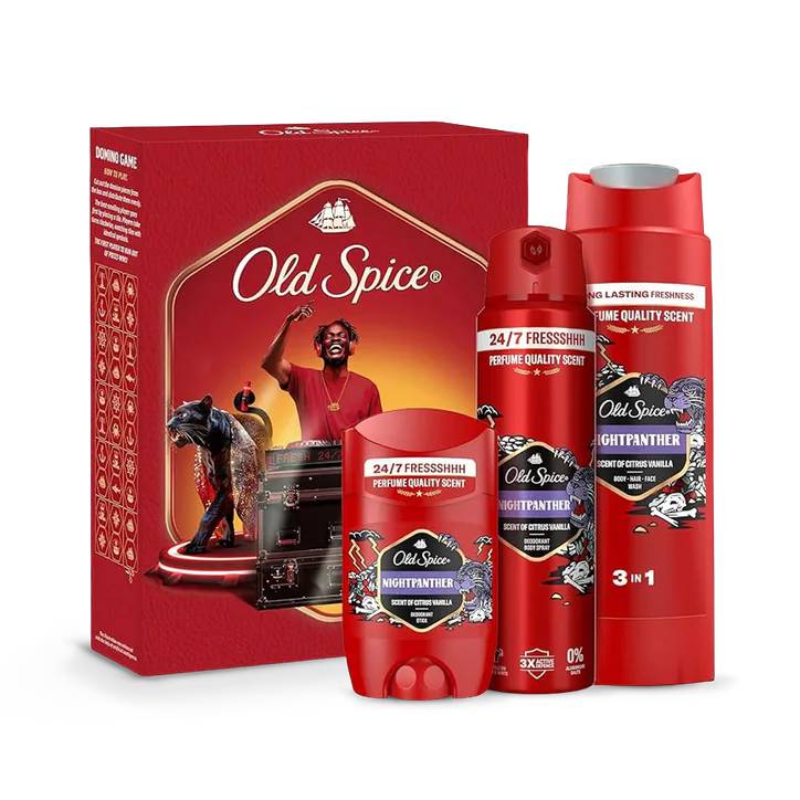 Old Spice Nightpanther Stick, Spray, Shower Gel
