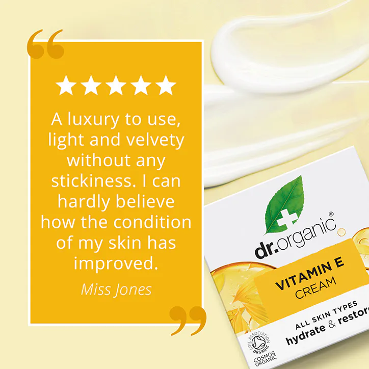 Dr Organic Vitamin E Cream 50ml detail 3