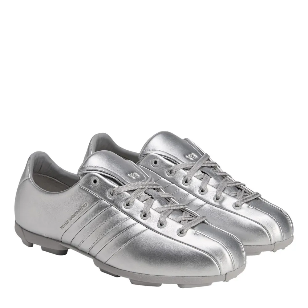Y3 Men's Low-Top Trainers in Silvere MT, additional product view 3