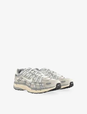 For Him P-6000 Suede and Mesh Trainers - 10.5 in LIGHT BONE SAIL PALE IVO, additional product view 3