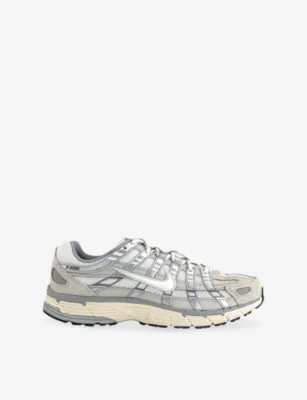 For Him P-6000 Suede and Mesh Trainers - 10.5 in LIGHT BONE SAIL PALE IVO – Mens | Trainers | Lace up trainers