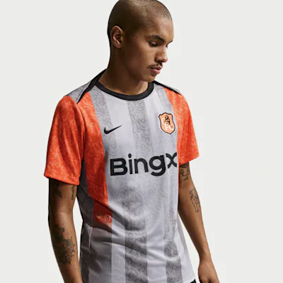 Nike Chelsea F.C. Academy Pro SE Men's Nike Dri-FIT Football Pre-Match Short-Sleeve Top - Wolf Grey/Turf Orange/Pitch Blue