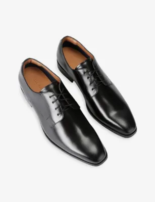 STEVE MADDEN Parscal Leather Shoes - EUR 44 / 10 UK MEN in BLACK, additional product view 2