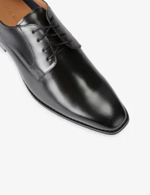 STEVE MADDEN Parscal Leather Shoes - EUR 44 / 10 UK MEN in BLACK, additional product view 3