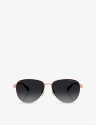 MICHAEL KORS MK1160 Biarritz Pilot-Frame Metal Sunglasses