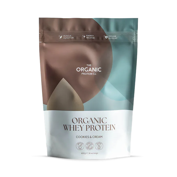 The Organic Protein Co. Organic Whey Protein Cookies & Cream 1200 g