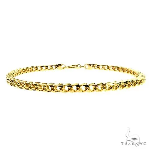 JALGAS - SKYLINE JEWELRY 14K Yellow Gold Solid Franco Bracelet 8.5 Inches 4mm 67962 in Yellow – Bracelet
