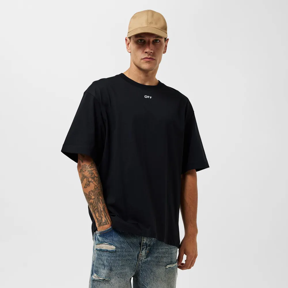Off White Men's Arrow Skate T-Shirt detail 3